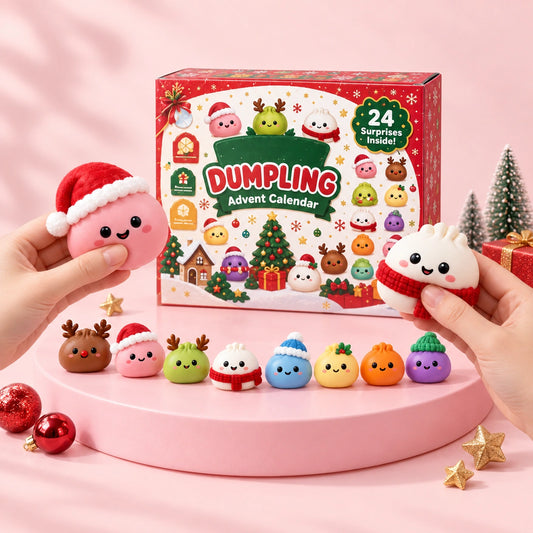 Dumpling Squishy Advent Calendar – 24 Surprise Squishies