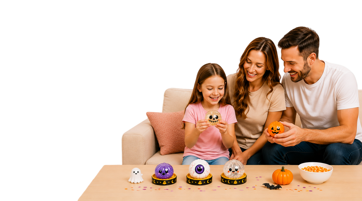 Colorful getpopcrate squishy toys and mystery boxes