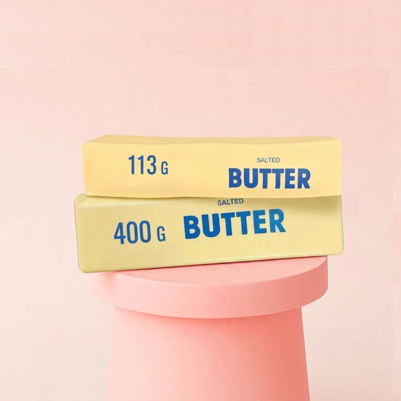Soft butter squishy stress relief toy with a realistic food-inspired design for satisfying everyday play.