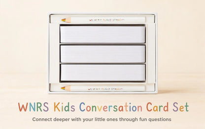 Family conversation starter cards designed to help kids, teens, and parents connect